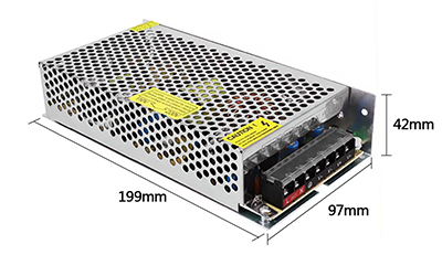 30A 5V 150W LED Power Supply size