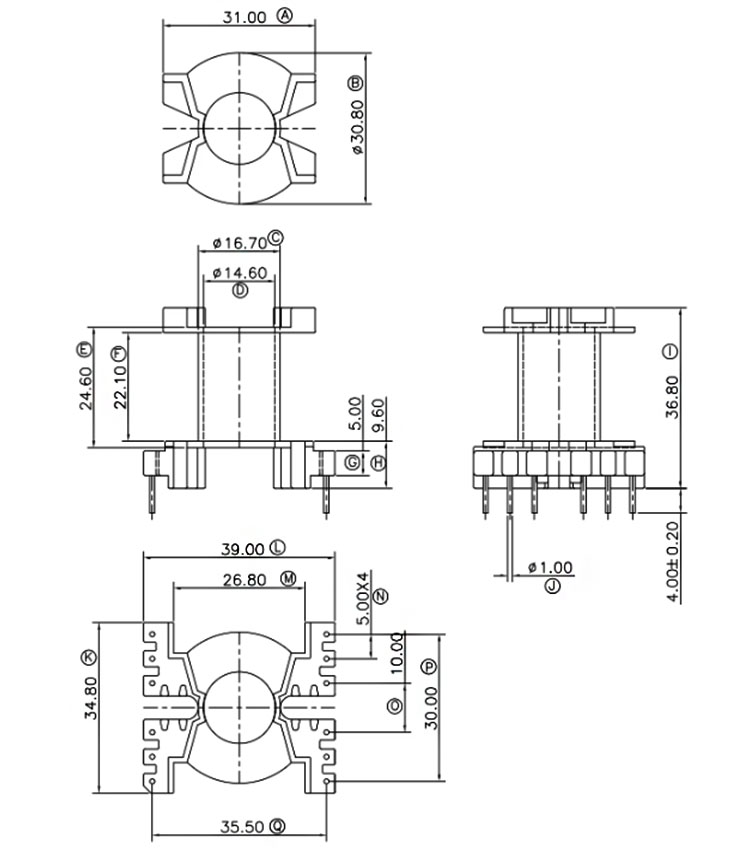 PQ3535 vertical 6+6