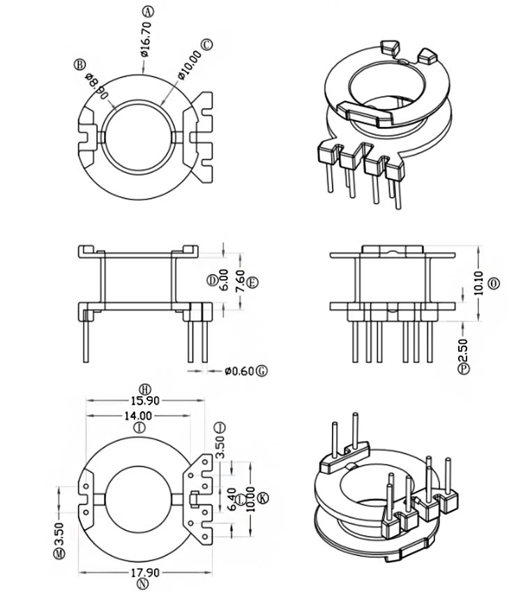 RM8 6+2 bobbin